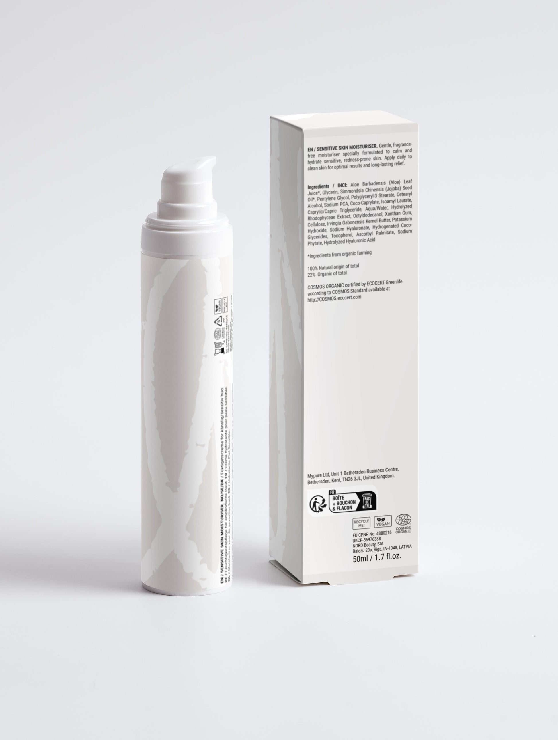 Sensitive Skin Moisturiser, Fragrance Free